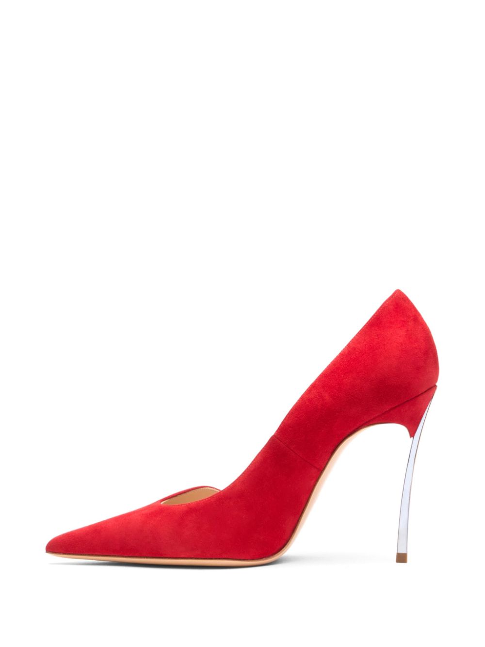 Casadei 100mm Superblade pumps Red