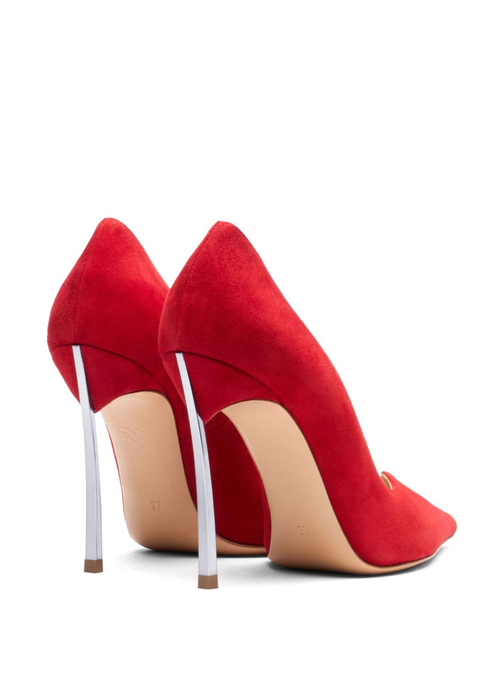 Casadei 100mm Superblade pumps Red