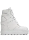 Casadei high-top leather sneakers - White