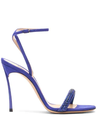 サンダル・ミュール CASADEI SUPERBLADE STRATOSPHERE SANDAL Blade Stratosphere in Jet Ematite and Black for Women | Casadei®