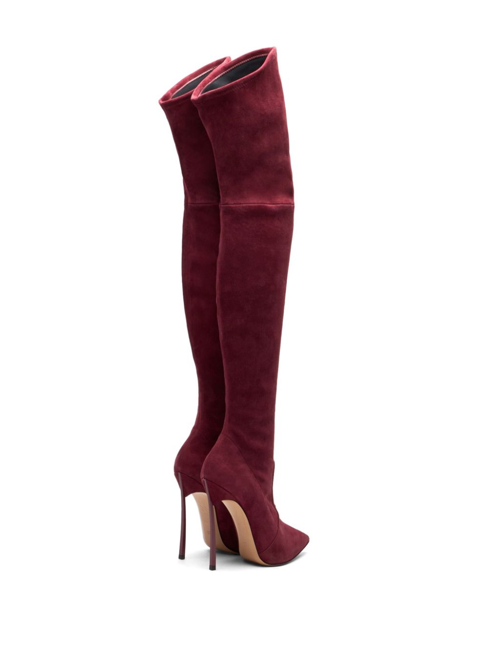 Casadei 100mm Blade boots Red