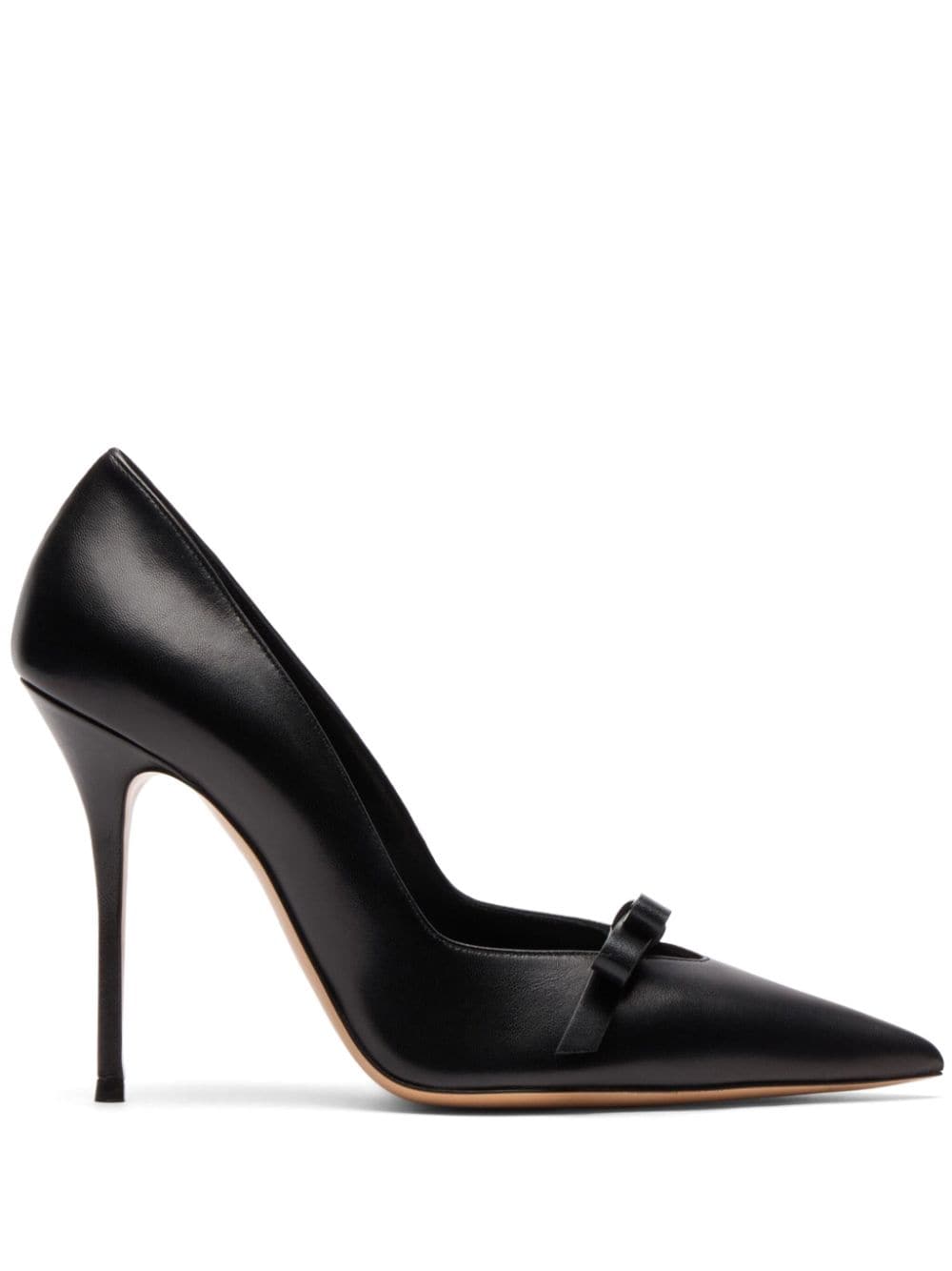 Casadei 100mm Juliet Scarlet pumps – Black