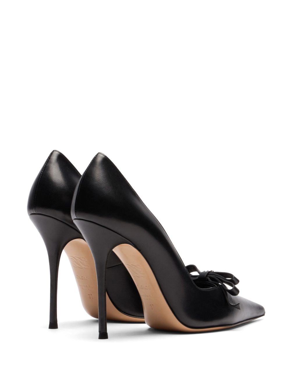 Casadei 100mm Juliet Scarlet pumps Black