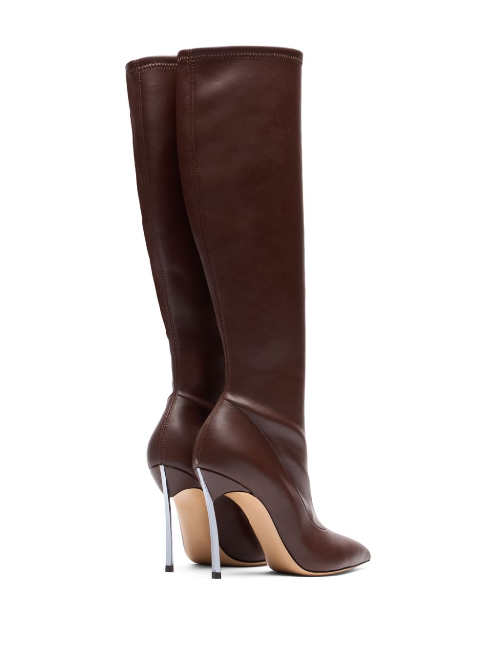 Casadei 100mm Blade boots Brown