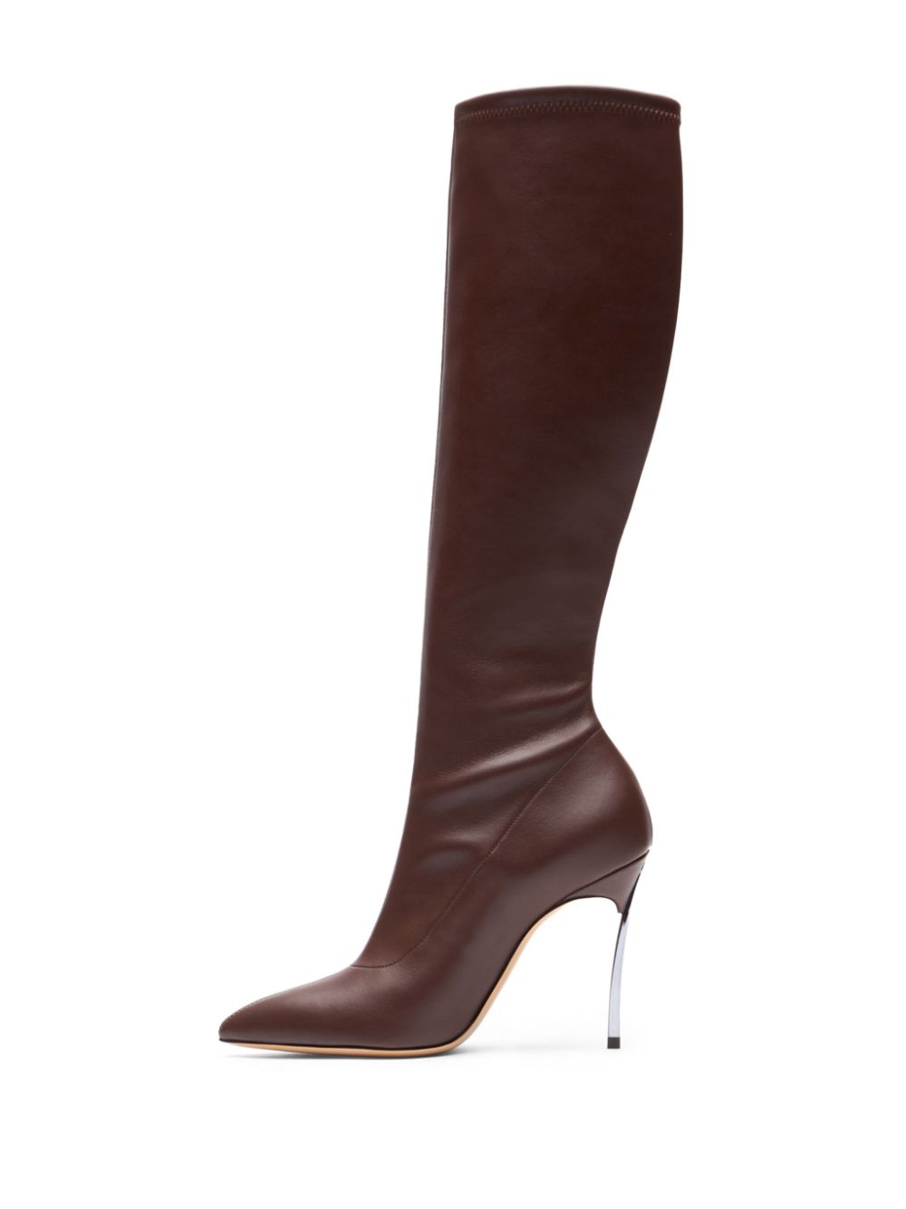 Casadei 100mm Blade boots Brown