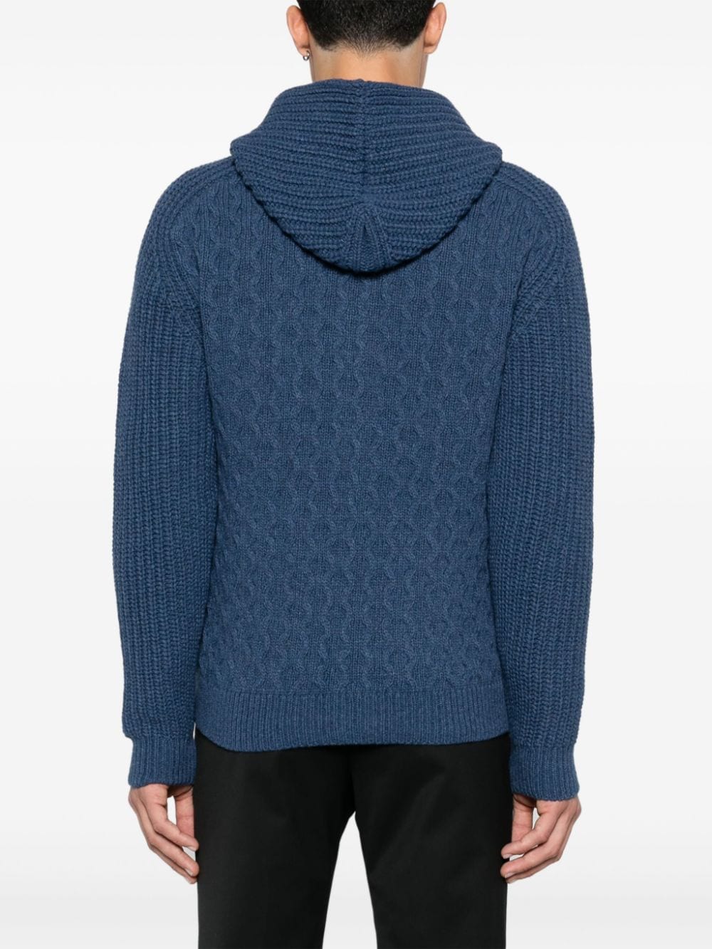 Shop Tagliatore Aspen Cardigan In Blue