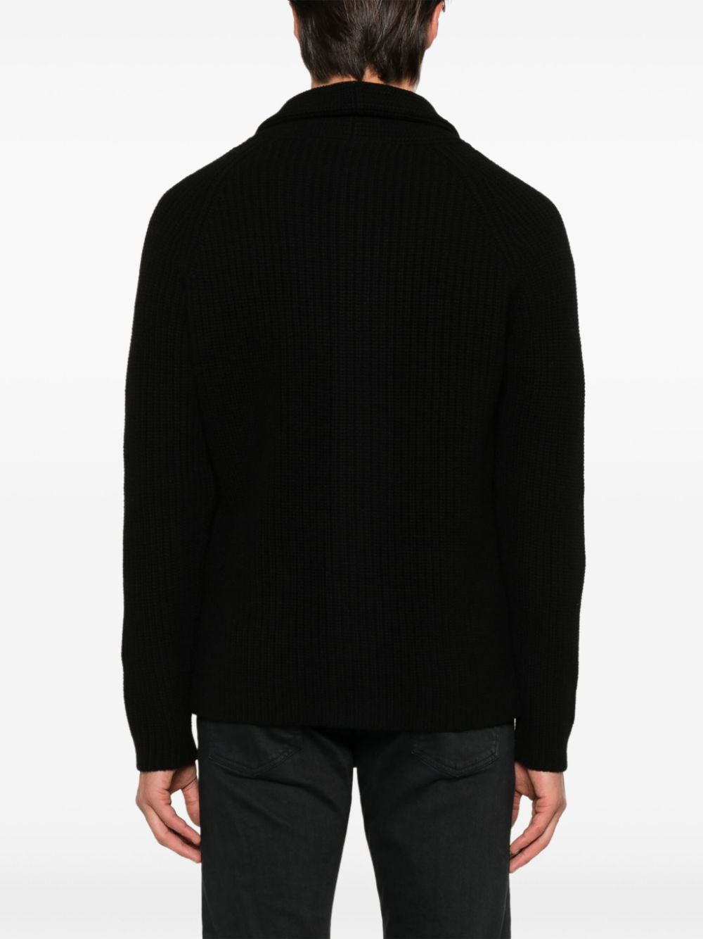 Shop Tagliatore Jackson Cardigan In Black