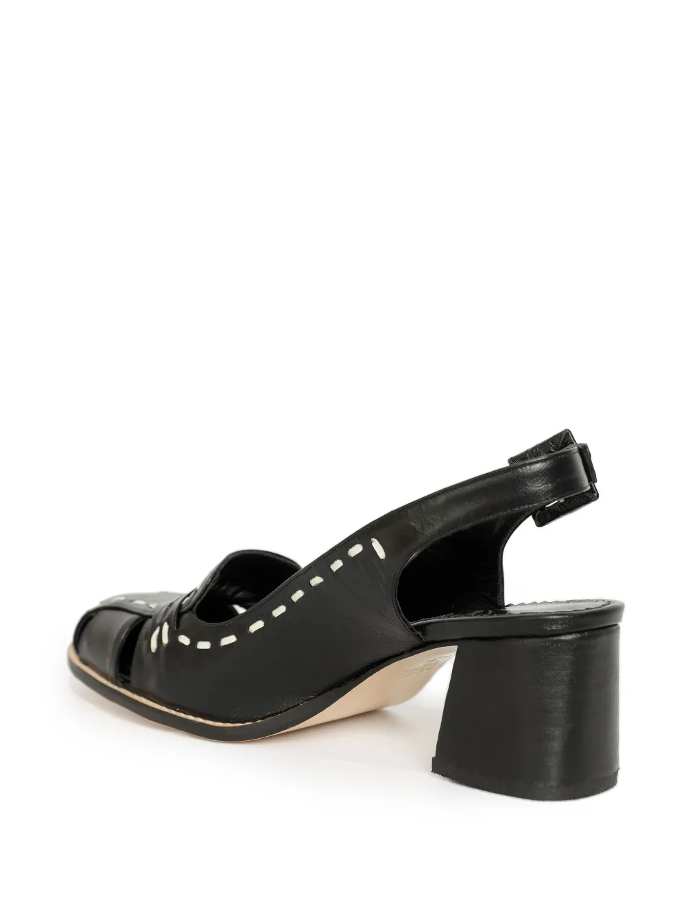 Sarah Chofakian 45mm Charmont slingback pumps Black