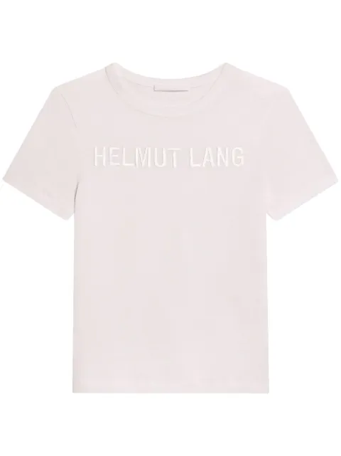 Helmut Lang playera con logo bordado