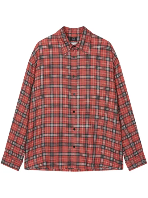 STUDIO TOMBOY tartan-check-pattern shirt