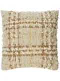 Burberry check wool cushion - Neutrals