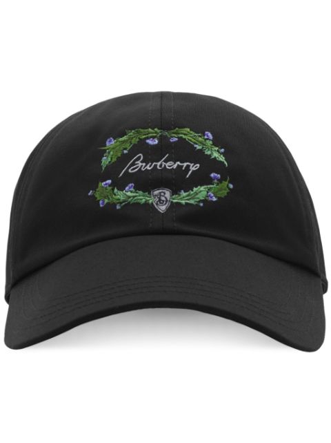 Burberry Thistle-logo baseball cap Men