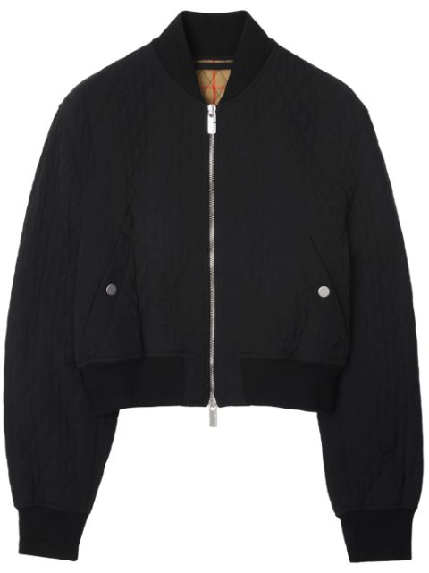 Burberry quilted cropped bomber jacket Women