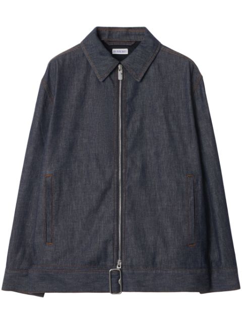 Burberry belted denim jacket Women