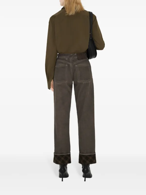 パンツ BURBERRY Women Straight Pants 8099352C1501 Grey Burberry(バーバリー) パンツ(レディース) - 海外通販のBUYMA