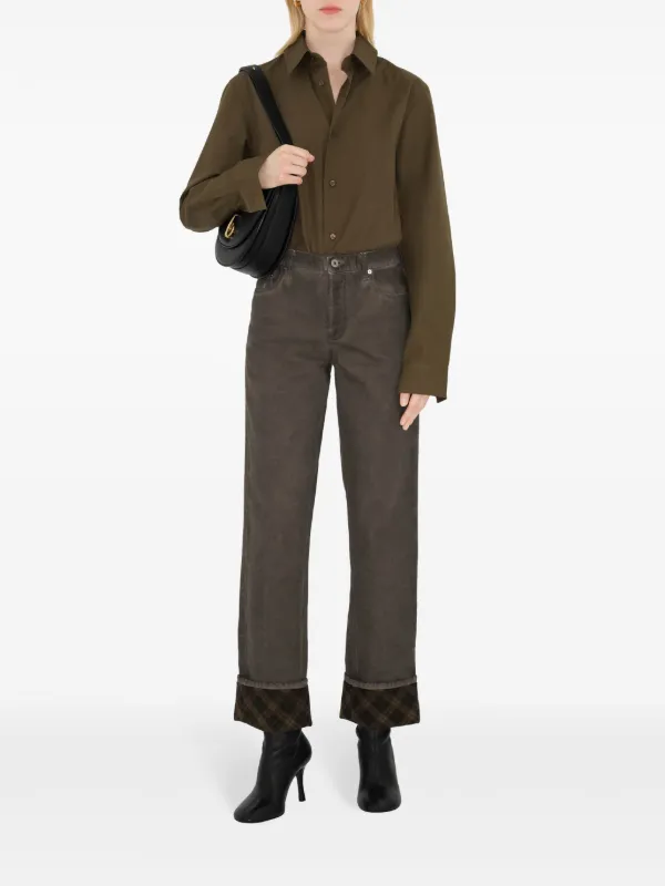 Burberry wide-leg Jeans | Grey | FARFETCH