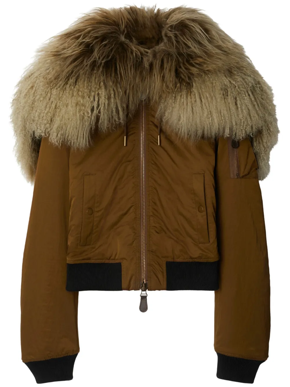 Burberry padded bomber jacket – Brown