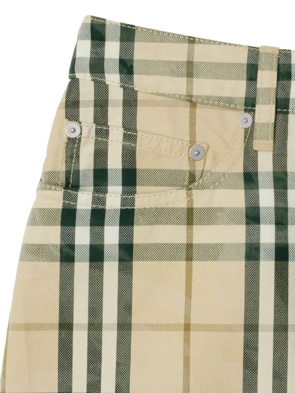 Burberry check-pattern Mini Skirt | Neutrals | FARFETCH