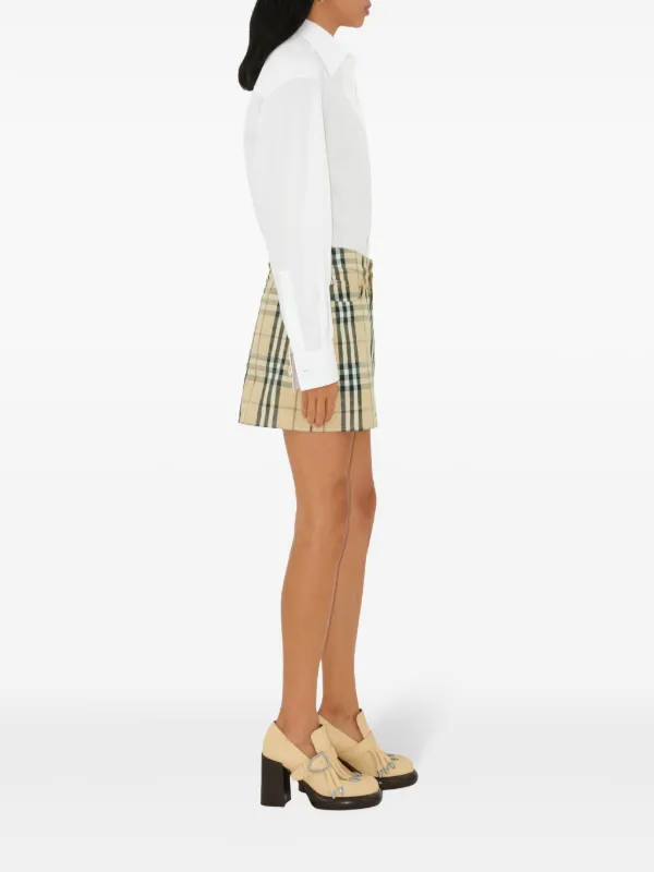 ミニスカート BURBERRY Women Mini Skirts 8113042C3142 Grey 🇬🇧BURBERRY LONDON Women Gray Plaid Mini Skirt Size S GUC