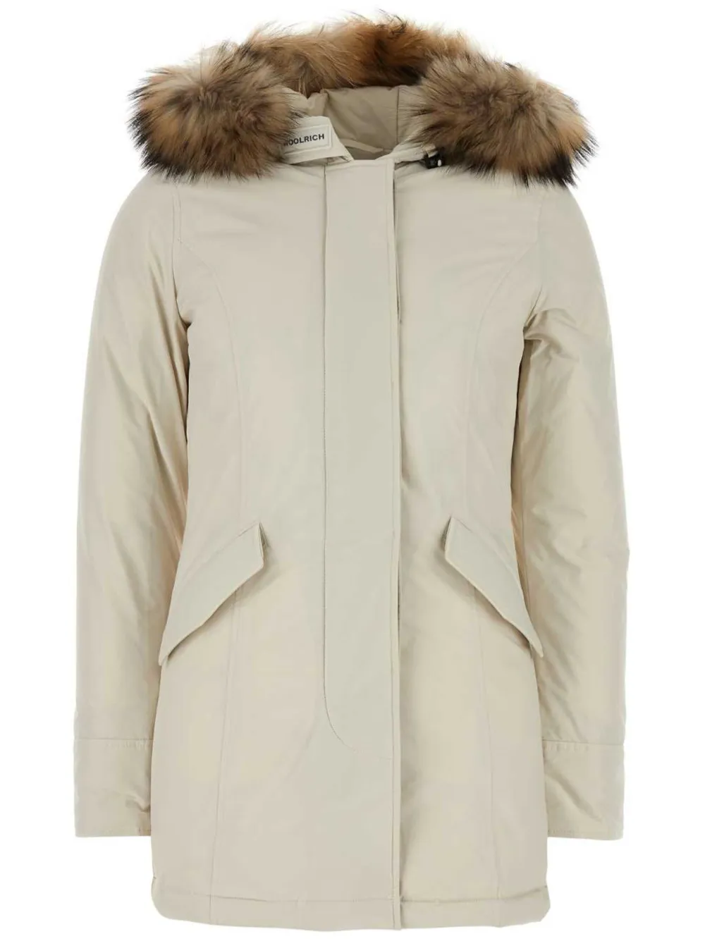 Woolrich Gewatteerd jack Milkycream