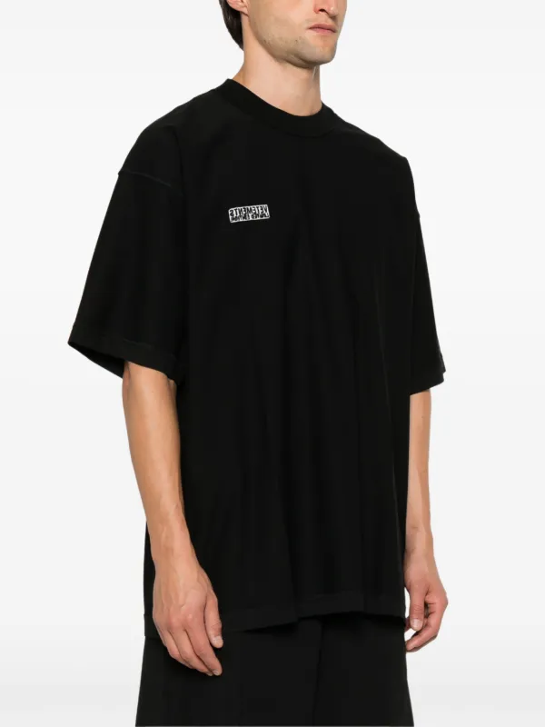VETEMENTS Inside Out T-shirt | Black | FARFETCH IN