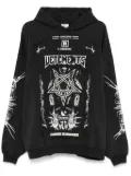 VETEMENTS patched hoodie - Black
