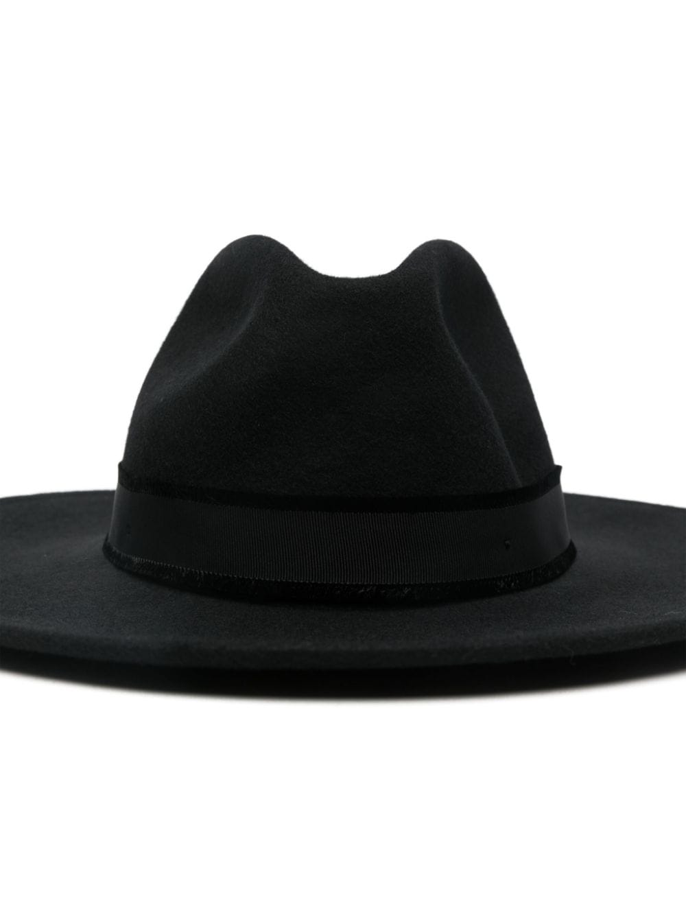 Shop Antonelli Valdengo Fedora Hat In Black