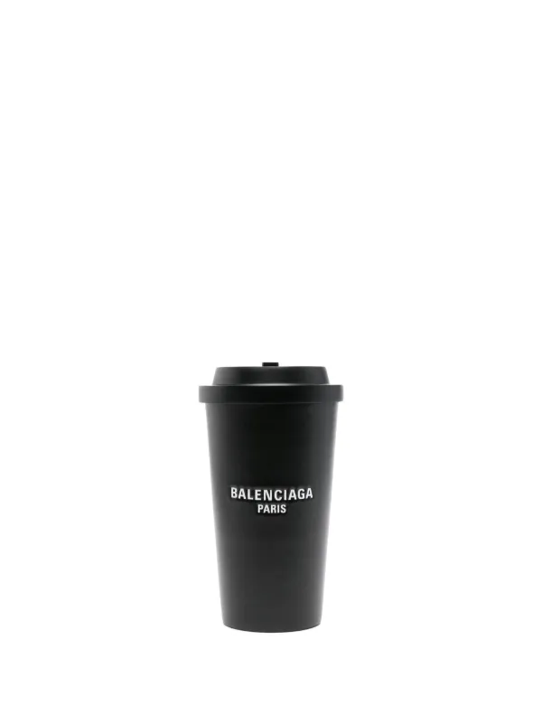 【BALENCIAGA】ユニセックス 9 AM クラッチ バッグ ブラック Balenciaga 9AM Coffee Cup クラッチバッグ | ブラック