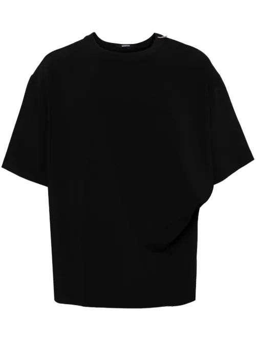 T-shirt drapé à design asymétrique - SONGZIO - Modalova