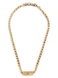 Christian Dior Pre-Owned CD rhinestone-embellished necklace - Gold