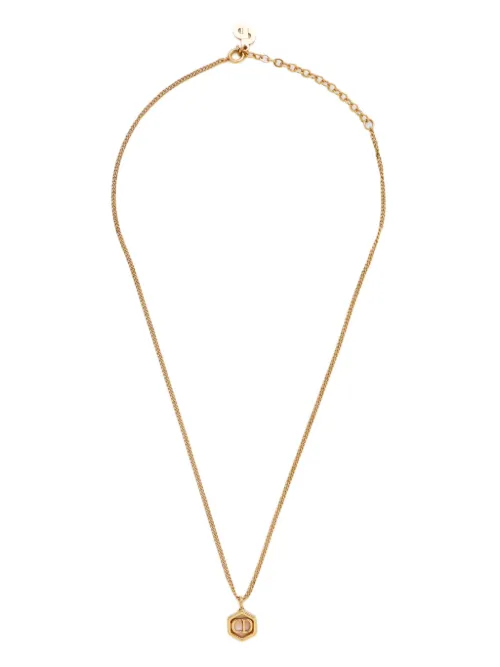 Collier à pendentif logo - Christian Dior Pre-Owned - Modalova