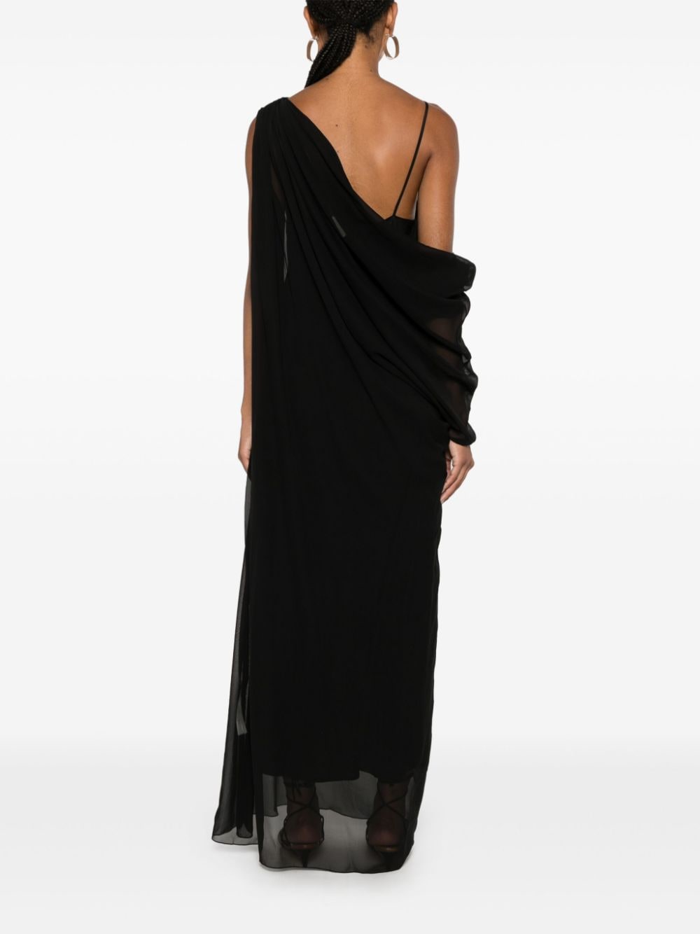 Shop Khaite Taj Dress In Black