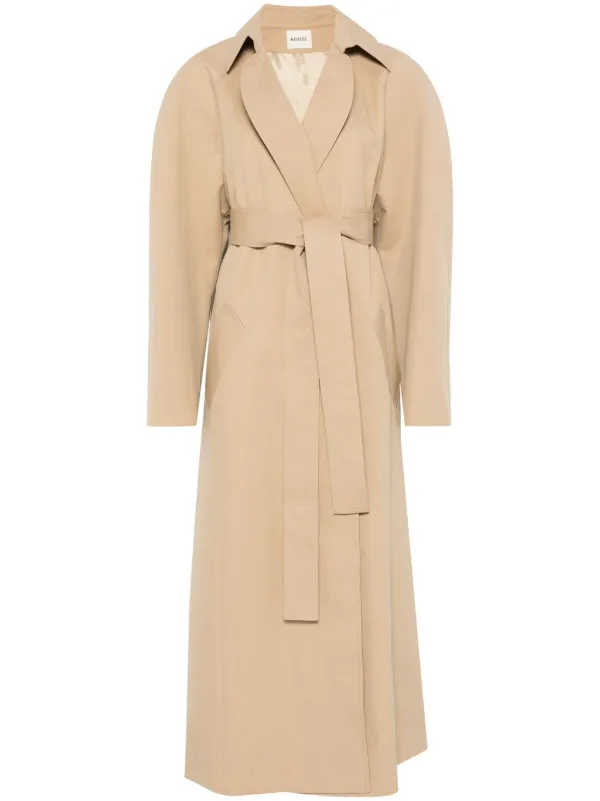 トレンチコート KHAITE Trench coats KHAITE Roth Trench Coat | Neutrals | FARFETCH