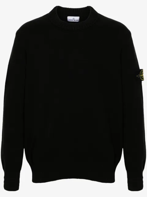 Stone Island Suéter com patch de bússola