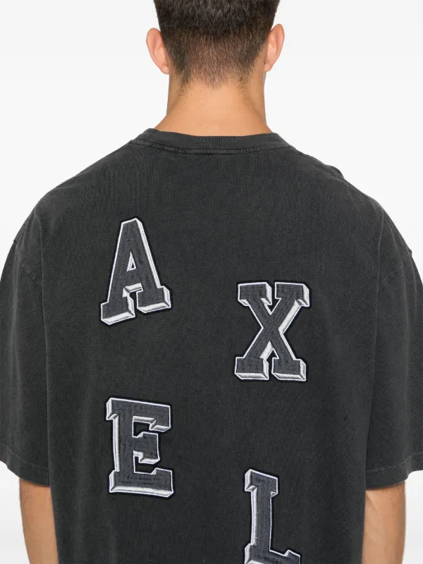 Axel Arigato Typo Summer T shirt men Organic Cotton L Black