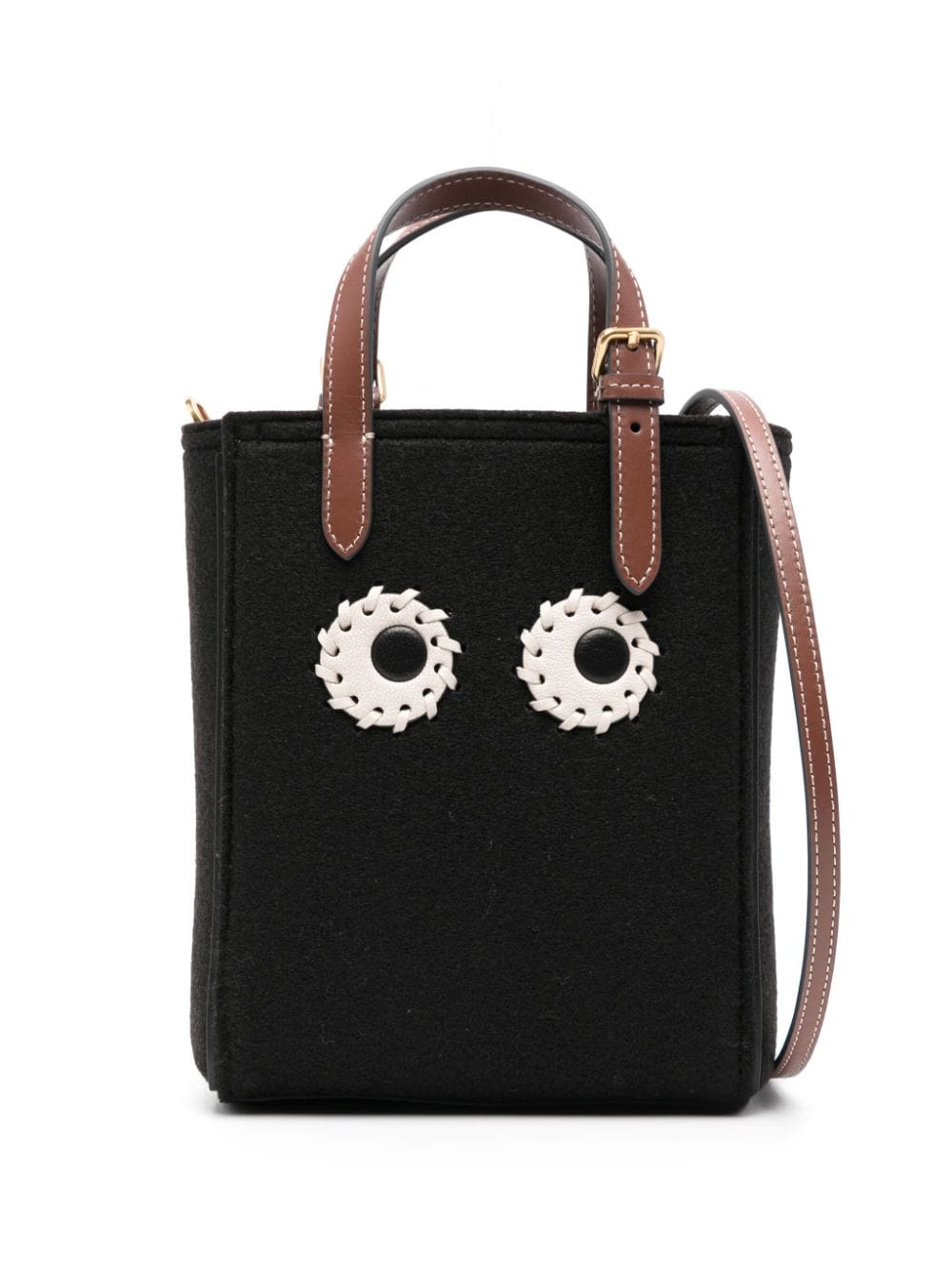 Anya Hindmarch Borsa a tracolla Eyes mini - Nero