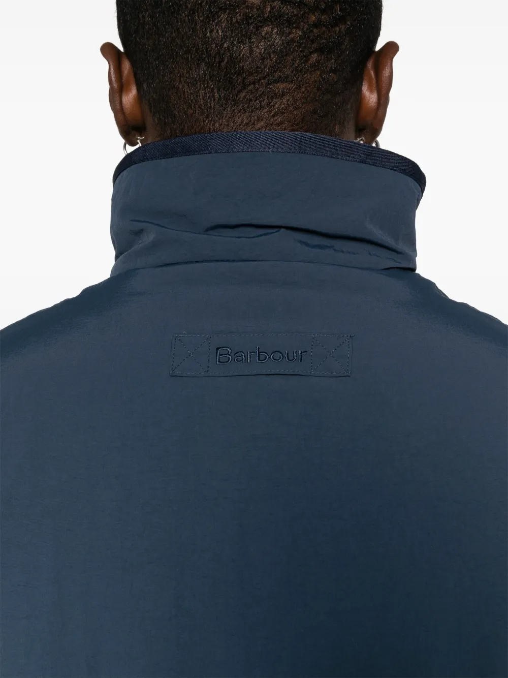 Barbour Reversible Fleece Jacket In Blue