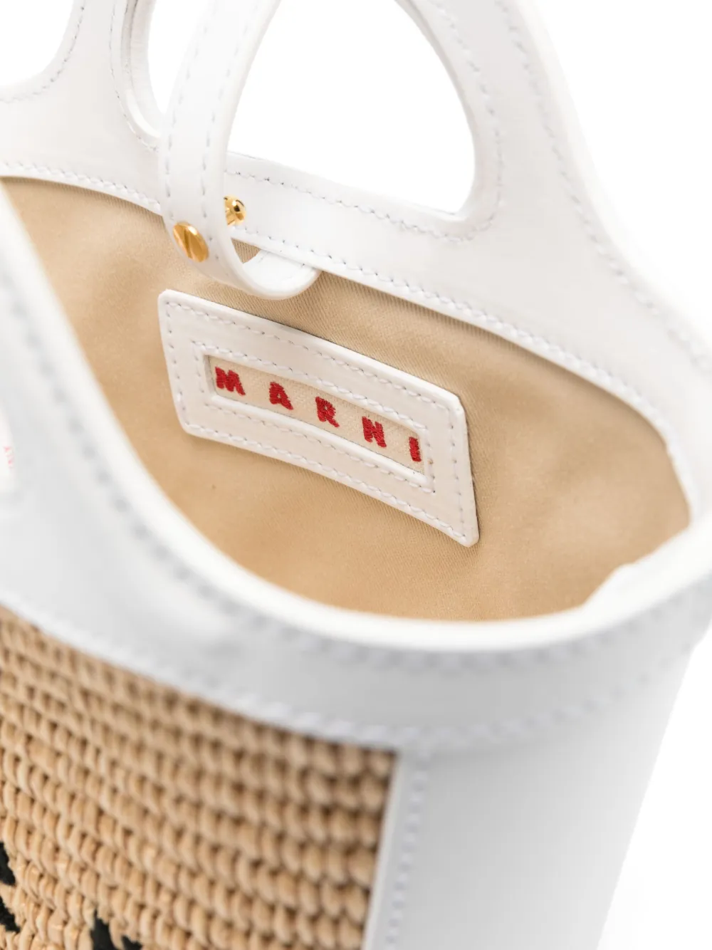 Marni Kids Tropicalia strandtas Beige