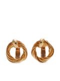 Christian Dior Pre-Owned rope-chain earrings - Gold