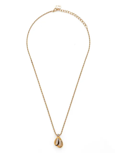 Christian Dior Pre-Owned collar con detalles de strass