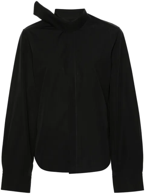 ALAINPAUL scarf-collar shirt