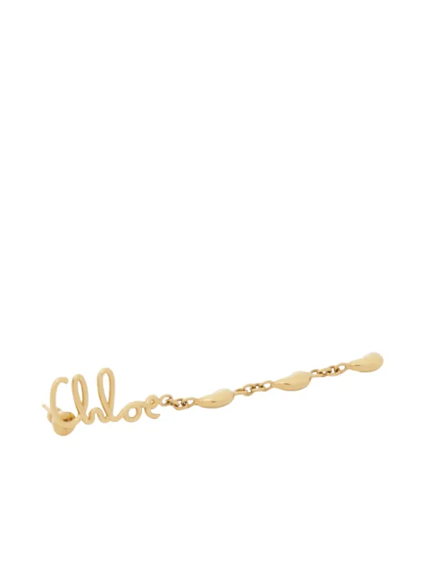 【関税&送料込】Chloe Chloe Iconic Gold Dangling Earrings Chloé The Chloé Iconic Dangling Earrings | Gold | FARFETCH