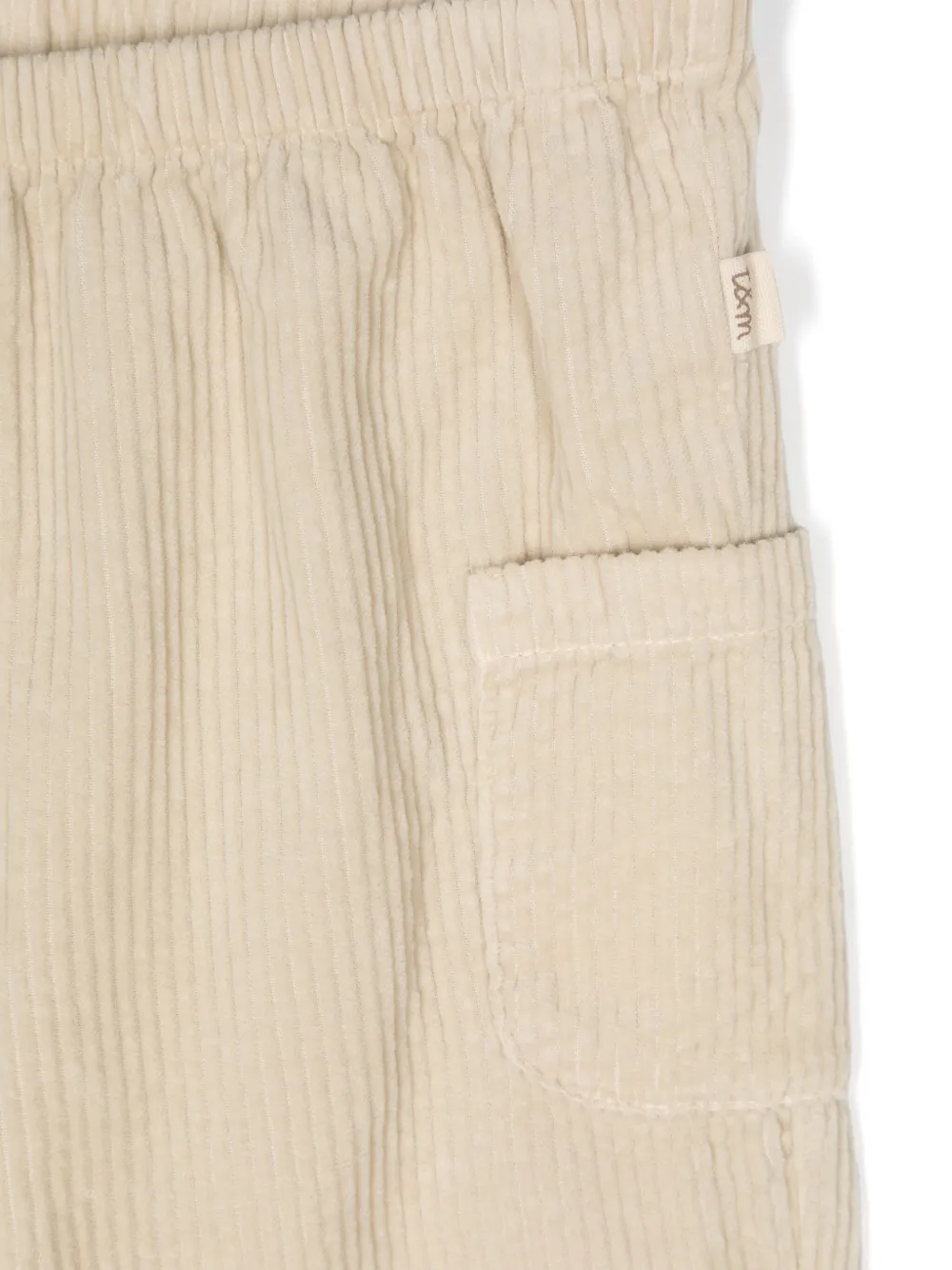 TEDDY & MINOU Ribfluwelen broek Beige
