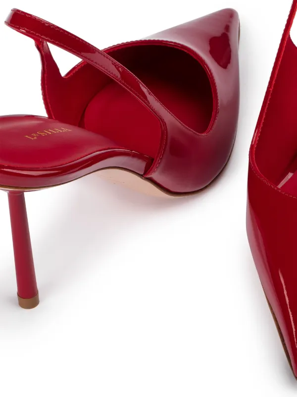 Le Silla 80mm Bella Slingback Pumps | Red | FARFETCH JO