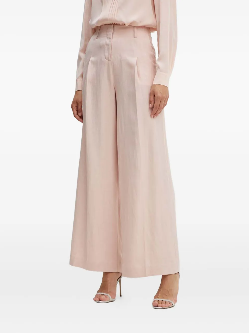 Karl Lagerfeld pleated trousers - Rosa