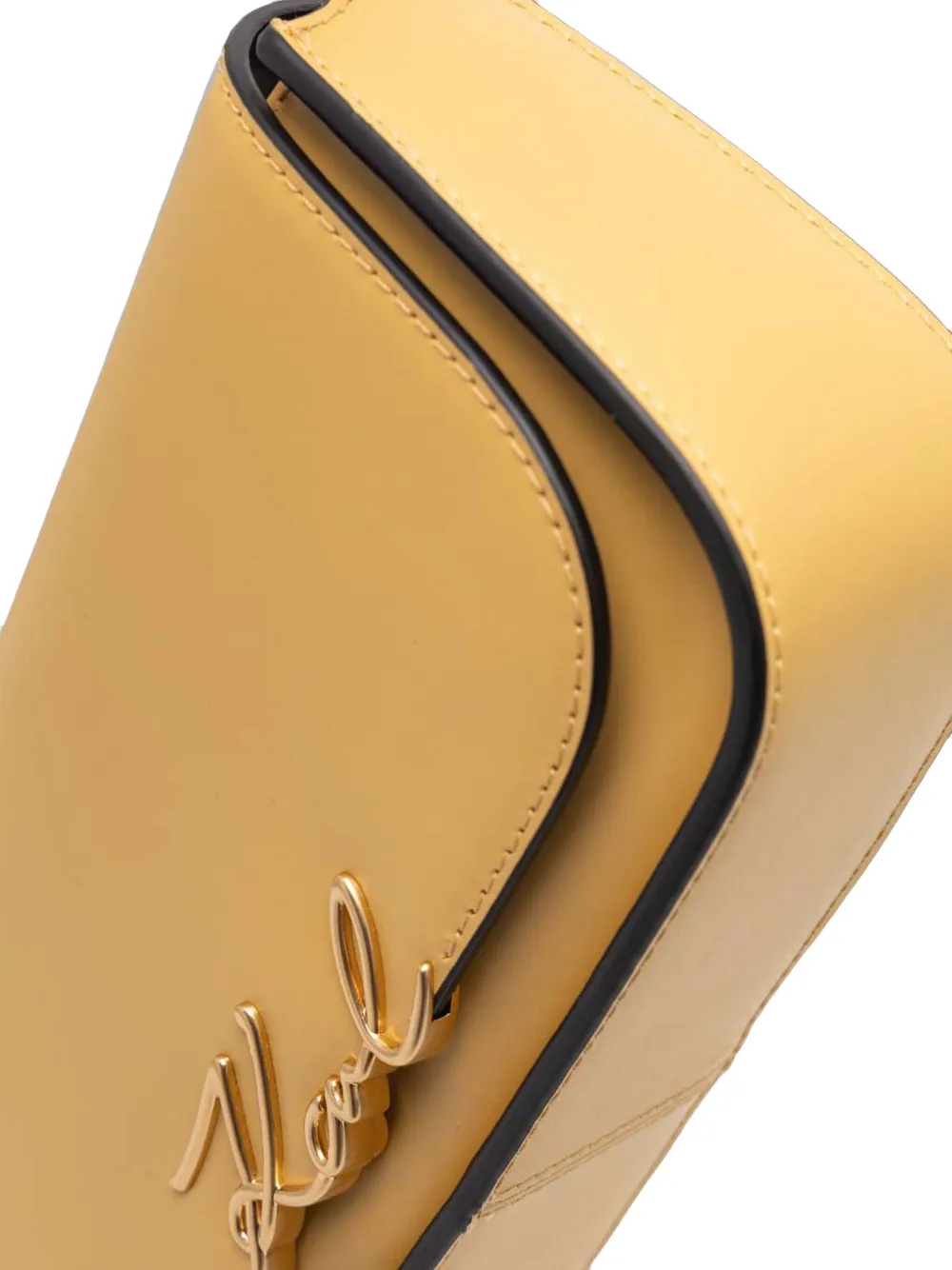 Karl Lagerfeld K Signature crossbodytas Geel