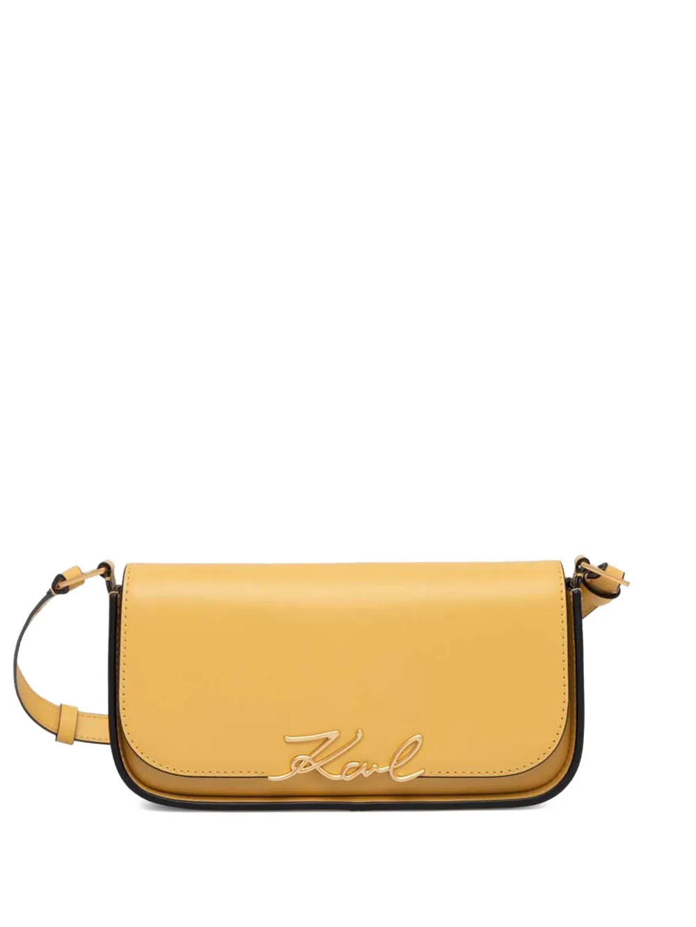 Karl Lagerfeld K/Signature 2.0 ショルダーバッグ - イエロー Karl Lagerfeld K/Signature 2.0 ショルダーバッグ - イエロー