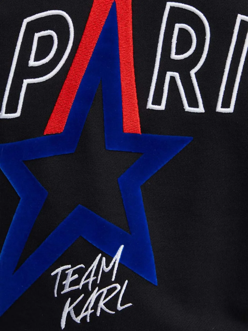 Karl Lagerfeld Sweater met sterrenpatroon Zwart