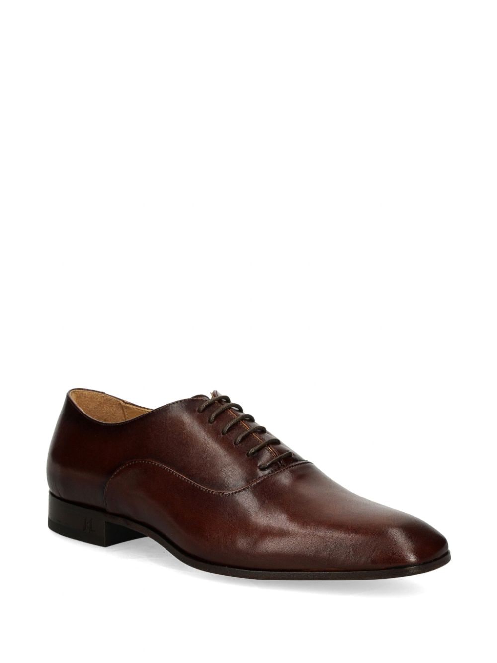 Karl Lagerfeld Leren Oxford schoenen Bruin