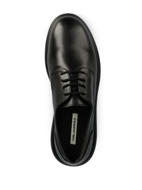 Karl Lagerfeld Granby Derby Shoes | Black | FARFETCH JO